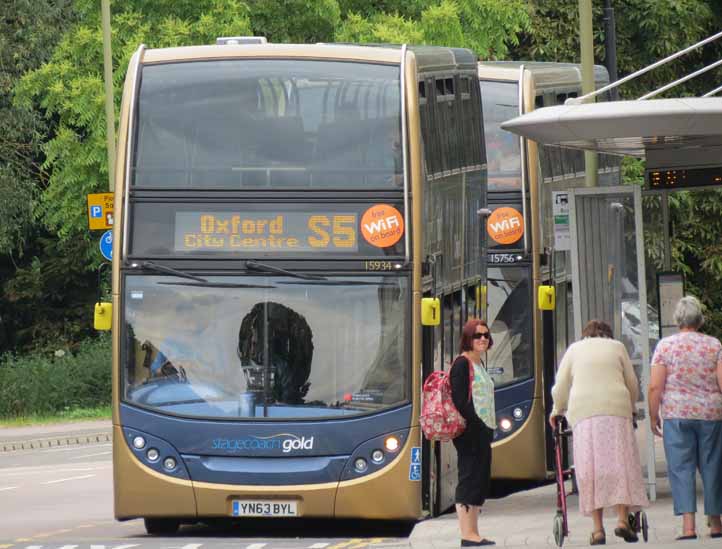 Stagecoach Oxford Gold Scania N230UD ADL Enviro400 15934 & 15756